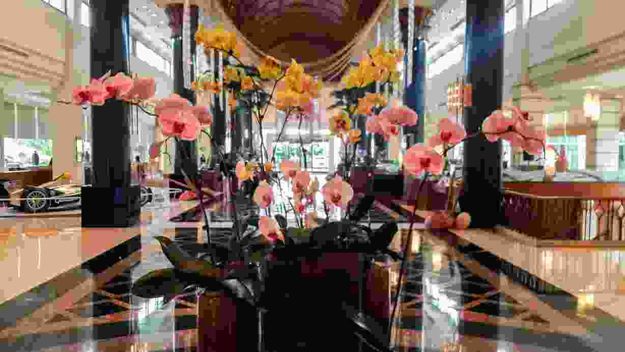 Boutique hotel reception